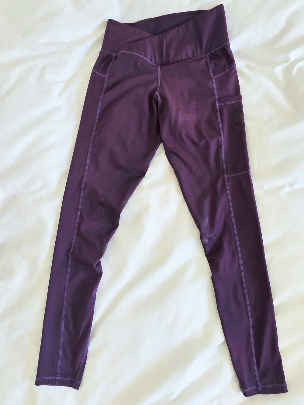 PS of Sweden Katja Riding Tights Leggings | Plum Purple | Size S | Equestrian - Picture 1 of 8
